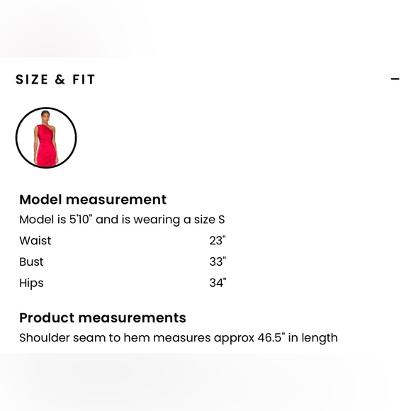 Preowned Elliat Revolve Cassini Red one shoulder Asymmetrical midi dress XS - Picture 4 of 10